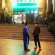 Outside a mosque in Urumqi, China.
